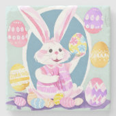 Osterhase Steinuntersetzer (Vorderseite)