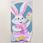Osterhase Strandtuch (Vorderseite)