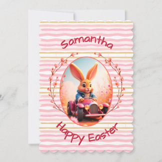 Osterhase süßer Name Feiertagskarte