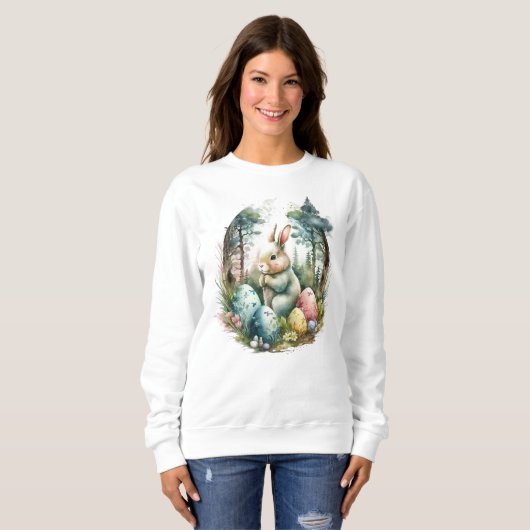 Osterhase Sweatshirt (Vorne ganz)