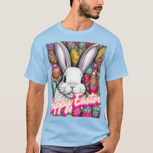 Osterhase T-Shirt (Vorderseite)