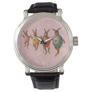 Osterhase Tanzende Eier Armbanduhr