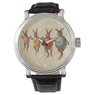 Osterhase Tanzende Eier Armbanduhr