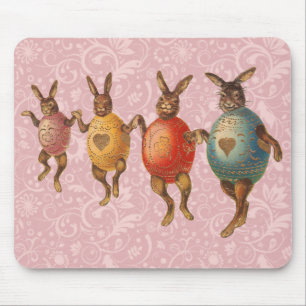 Osterhase Tanzende Eier Mousepad