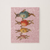 Osterhase Tanzende Eier Puzzle (Vertikal)