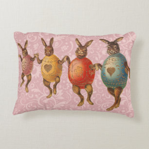 Osterhase Tanzende Eier Zierkissen