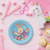 Osterhase - Teller auf Papier (Party)