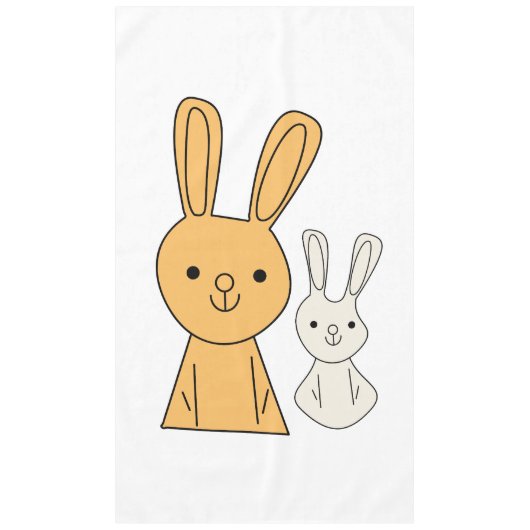 Osterhase Tischdecke (Vorderseite)