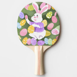 Osterhase Tischtennis Schläger