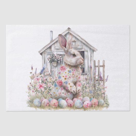 Osterhase Tissue-Papier Seidenpapier (Vorderseite)