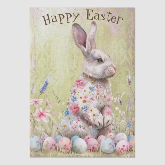 Osterhase Tissue-Papier Seidenpapier (Vorderseite)