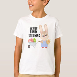 Osterhase trainiert Ostern Bunny mit Eiern T-Shirt
