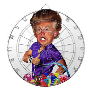 Osterhase Trump Dartscheibe