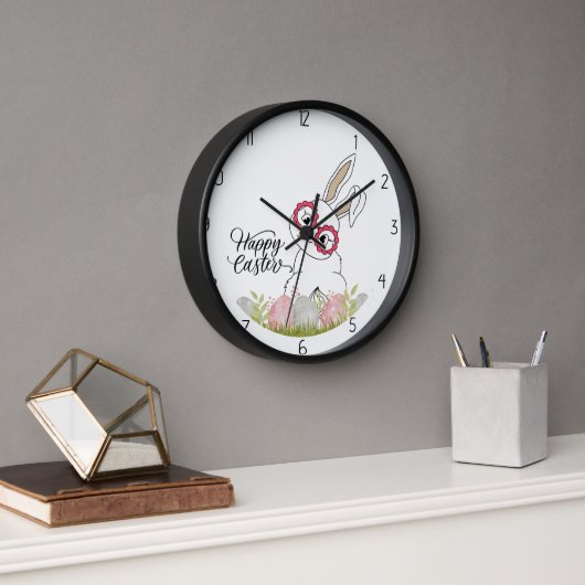 Osterhase Uhr (Büro)