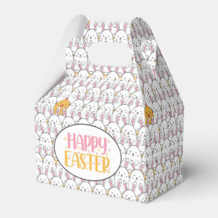 Osterhase und Baby Chicks Geschenkschachtel
