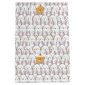 Osterhase und Baby Chicks Mittlere Geschenktüte (Rückseite)