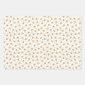 Osterhase und Blumen Frühjahr Geschenkpapier Set (Vorderseite 2)