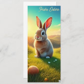 Osterhase und bunte Eier im Frühlingszauber (Vorne/Hinten)