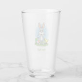Osterhase und das Huhn Glas (Rückseite)