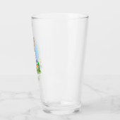 Osterhase und das Huhn Glas (Links)