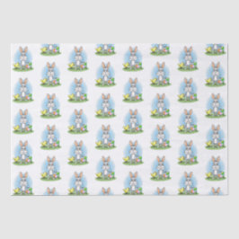 Osterhase und die bunten Ostereier Seidenpapier