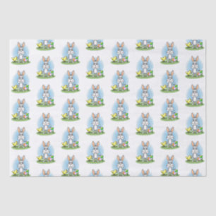 Osterhase und die bunten Ostereier Seidenpapier