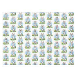 Osterhase und die bunten Ostereier Tischdecke