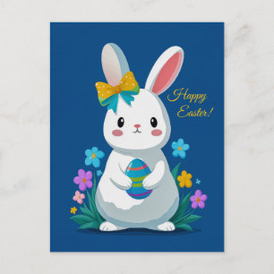 Osterhase und Ei Postkarte