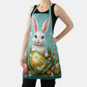 Osterhase und Eier Blumendesign Schürze (InSitu)