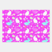 Osterhase und Eier Geschenkpapier Set (Vorderseite)