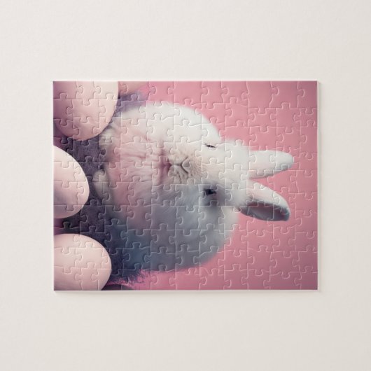 Osterhase und Eier Puzzle (Horizontal)