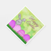 Osterhase und Eier Serviette (Ecke)
