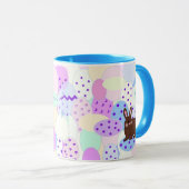 Osterhase und Eier Tasse (VorderseiteRechts)