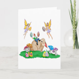 Osterhase und Freunde Feiertagskarte