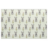 Osterhase und Hühner-Cartoon Stoff (Fat Quarter (45,7 x 55,9 cm))