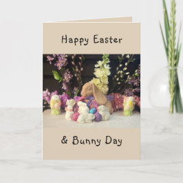 Osterhase und kleine Helfer Karte