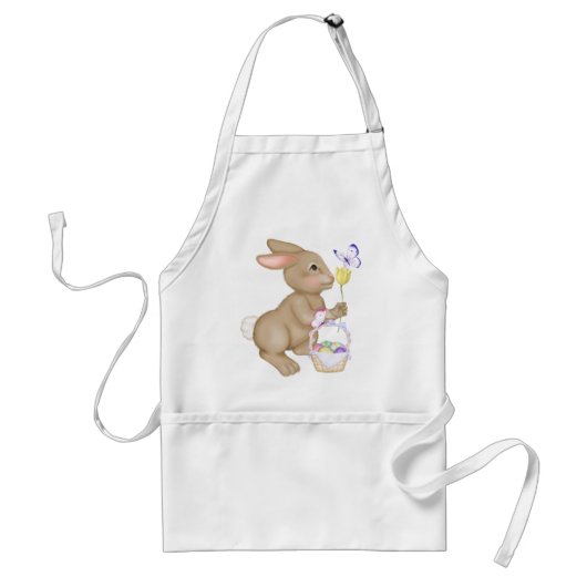 Osterhase und Korb Schürze (Vorne)
