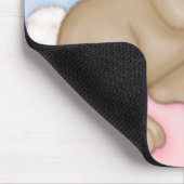 Osterhase und Korbmousepad Mousepad (Ecke)