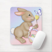 Osterhase und Korbmousepad Mousepad (Mit Mouse)