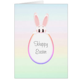 Osterhase und Ostereier auf Pastellfarben