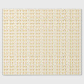 Osterhase und Schmetterlinge Geschenkpapier (Flach)