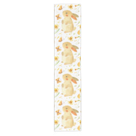 Osterhase und Schmetterlinge Kurzer Tischläufer