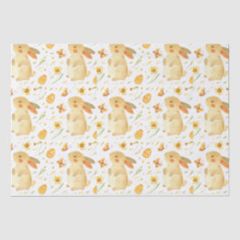 Osterhase und Schmetterlinge Seidenpapier