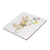 Osterhase und Tulpen Fliese (Seite)