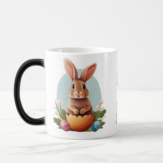 Osterhase Verwandlungstasse (Links)