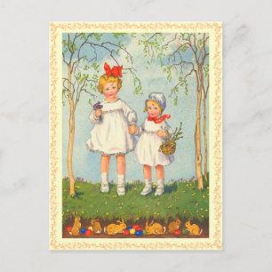 Osterhase Vintage Postkarte