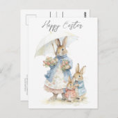 Osterhase Vintage Postkarte (Vorne/Hinten)