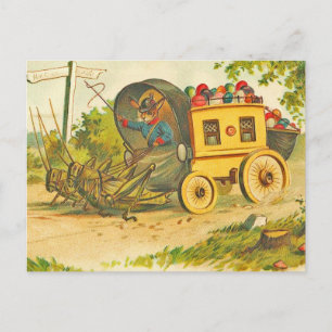 Osterhase Vintage Postkarte