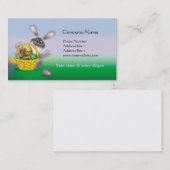 Osterhase Visitenkarte (Vorne/Hinten)