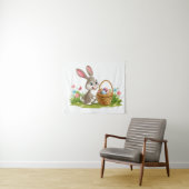 Osterhase Wandteppich (Beispiel (Horizontal))